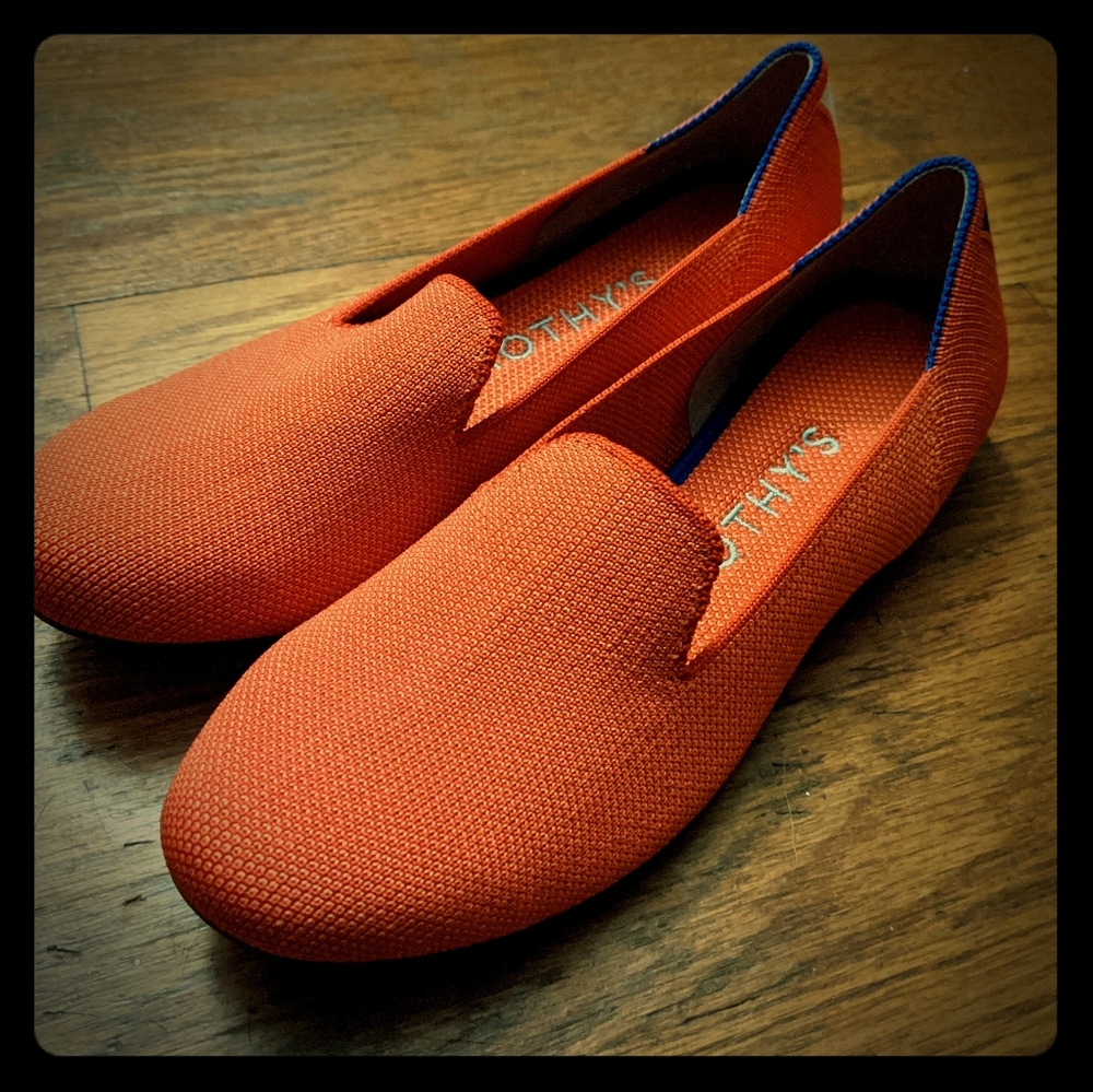 Size 7 paprika Rothy's loafers
